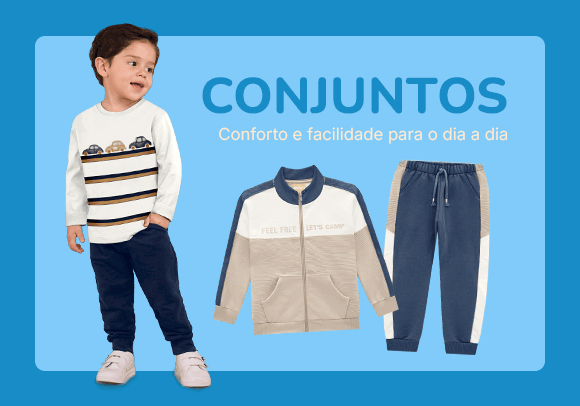 BANNER N3.a -Conjuntos: Conforto e facilidade para o dia a dia